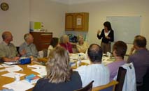 phonetics practice in the French workshop